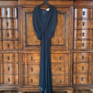 Lanvin Long Black Maxi dress RARE